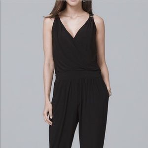 White House Black Market Black Jumpsuit